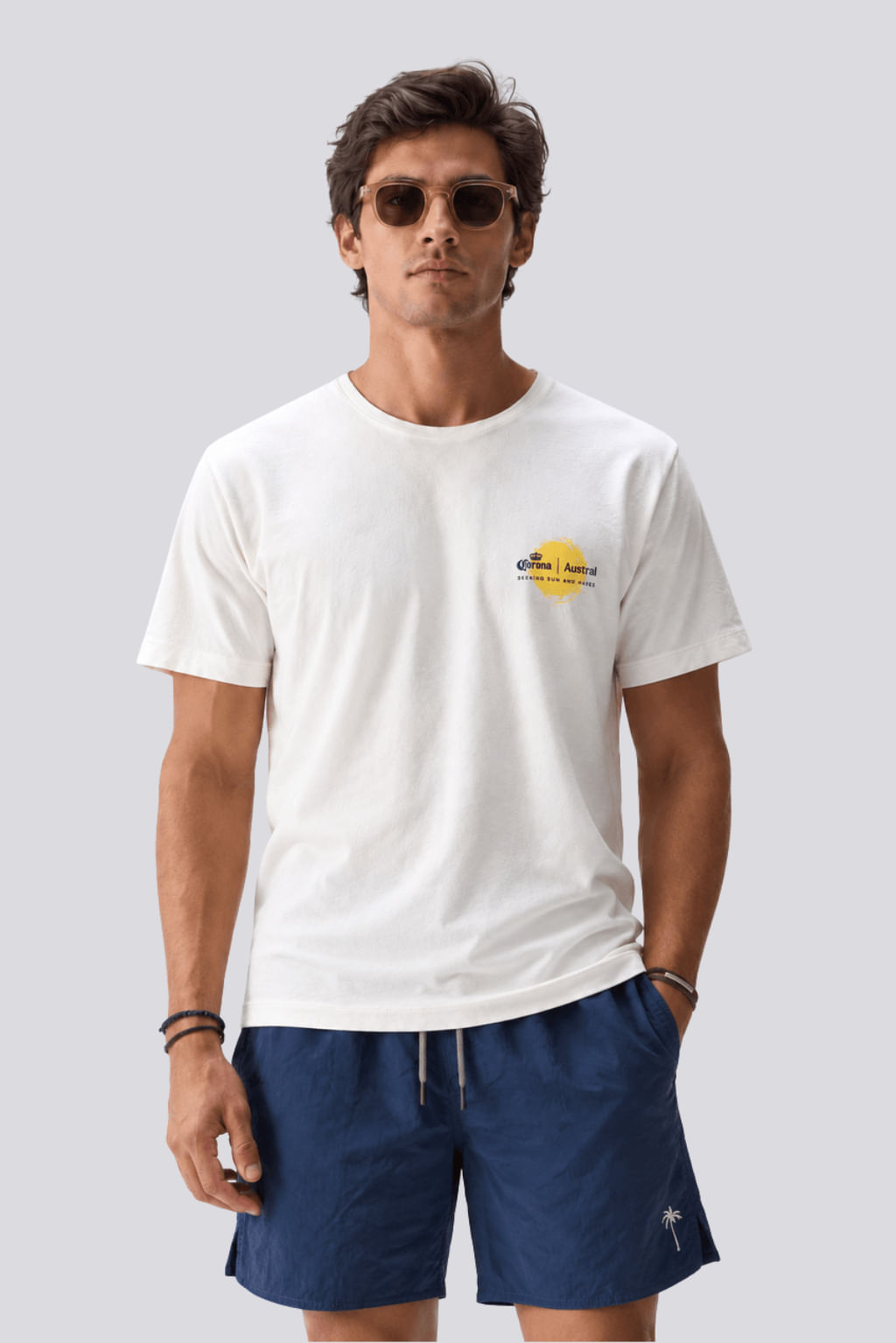 Camiseta Graphic Light Corona Off White